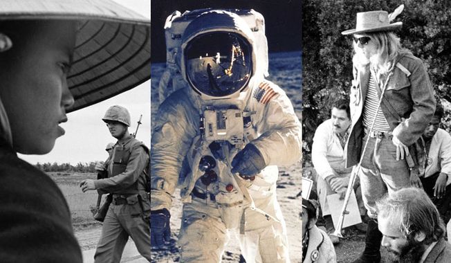 1960s history quiz collage