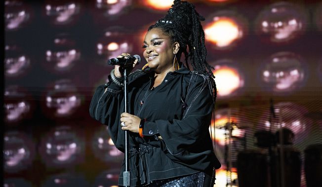 Jill Scott performs at the Essence Festival on Saturday, July 1, 2023, at the Caesars Superdome in New Orleans. (Photo by Amy Harris/Invision/AP)