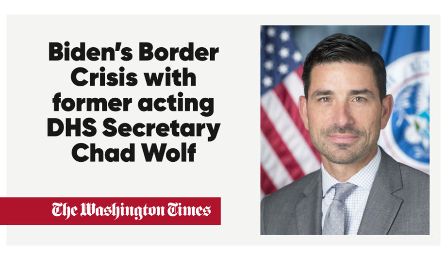 Politically Unstable: A conversation with Kelly Sadler and former acting DHS Secretary Chad Wolf 