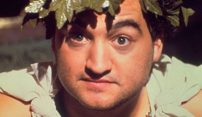 FILE - This undated photo originally released by Universal Studios Home Entertainment, shows actor John Belushi in a scene from the 1978 film &quot;Animal House.&quot; When a force of nature like Belushi is lost, 25 years isn&#x27;t time enough to ease the grief or erase the laughter. (AP Photo/Universal Studios Home Entertainment)