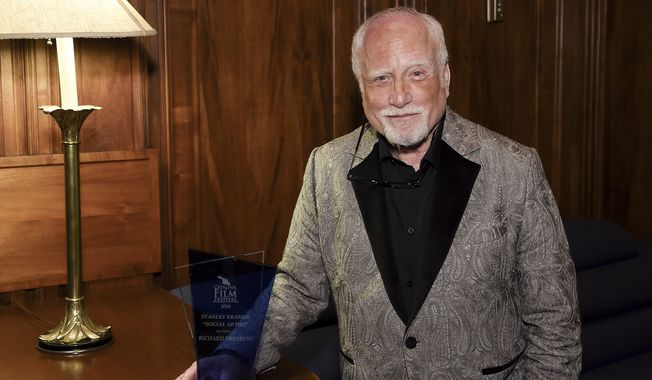 Richard Dreyfuss attends the Catalina Film Festival Tribute and Best of Fest Awards on Saturday, Sept. 29, 2018, in Avalon, Calif. (Photo by Richard Shotwell/Invision/AP)
