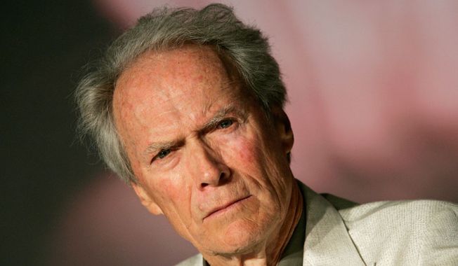 American director Clint Eastwood is seen at the press conference for the film &quot;Changeling&quot; during the 61st International film festival in Cannes, southern France, on Tuesday, May 20, 2008.  (AP Photo/Francois Mori)