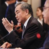Chinese Communist Party&#x27;s foreign policy chief Wang Yi speaks during Association of Southeast Asian Nations (ASEAN) Plus Three Foreign Ministers&#x27; Meeting at the in Jakarta, Indonesia, Thursday, July 13, 2023. (Mast Irham/Pool Photo via AP)