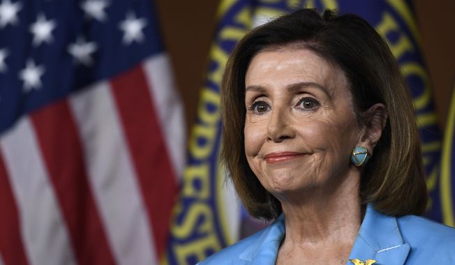 House Speaker Nancy Pelosi of Calif., during a news conference on Capitol Hill in Washington, Wednesday, Oct. 2, 2019 (AP Photo/Susan Walsh)