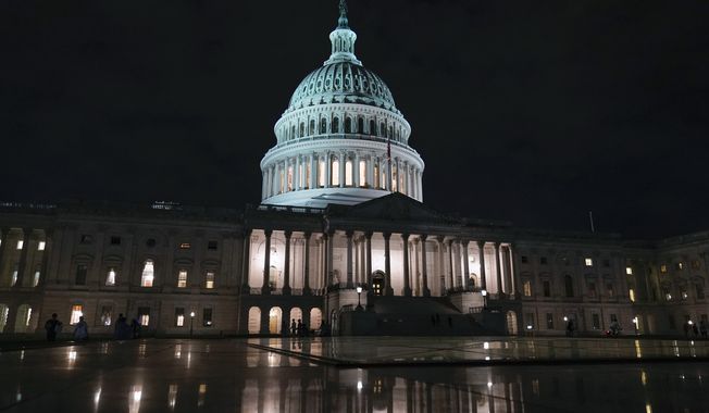 The U.S Capitol is seen on Tuesday, July 4, 2023, on Capitol Hill in Washington. (AP Photo/Mariam Zuhaib)