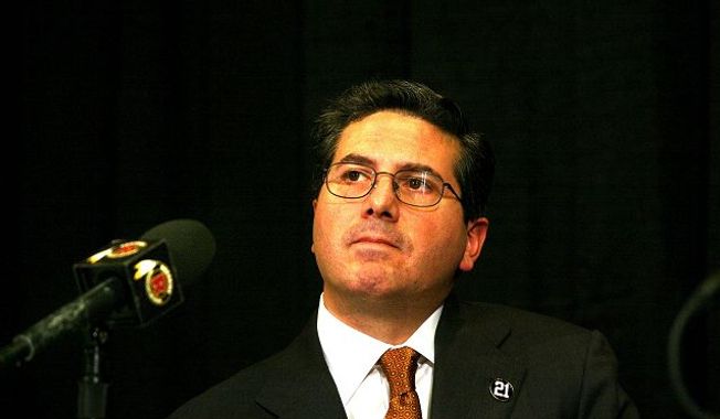 Owner Dan Snyder said he doesn&#x27;t plan to change the structure of the front office as the team moves forward. (Katie Falkenberg/The Washington Times)